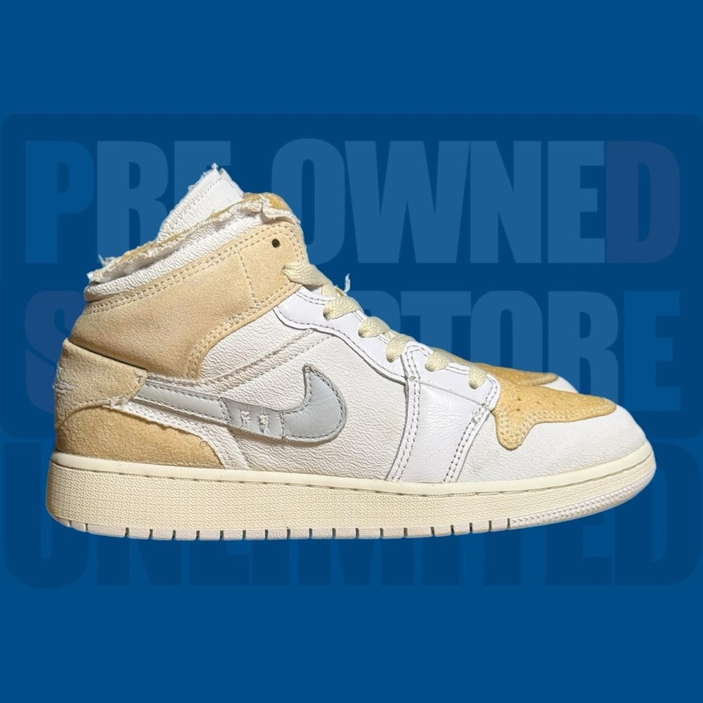 Jordan Retro 1 Mid GS Craft ‘Inside Out’